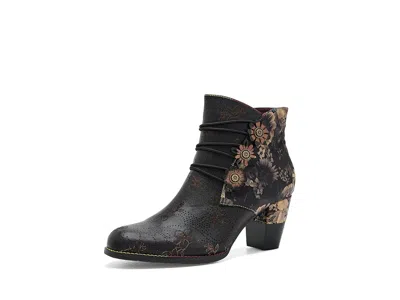 L'artiste By Spring Step Chakakhan Women's Boots Black: Eu 39 (us Women's 8.5) M, Leather In Multi