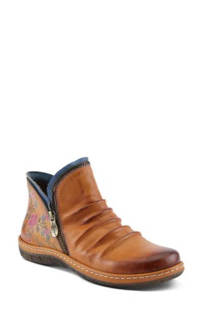 L'artiste By Spring Step Chesapeake Bootie In Camel