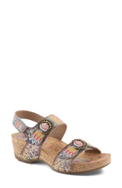 L'artiste By Spring Step Colomecool Slingback Sandal In Multi