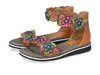 L'artiste By Spring Step Cruzer Ankle Strap Sandal In Multi