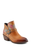 L'artiste By Spring Step Daintylady Bootie In Camel Multi
