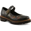 L'artiste By Spring Step Danuella Platform Mary Jane In Black