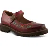 L'artiste By Spring Step Danuella Platform Mary Jane In Multi