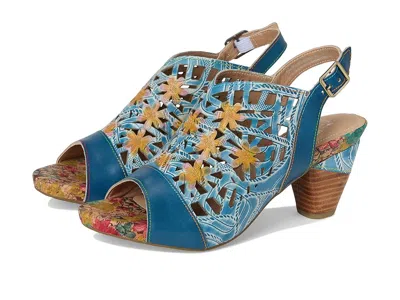 L'artiste By Spring Step Eclipsing High Heels Blue : Eu 42 (us