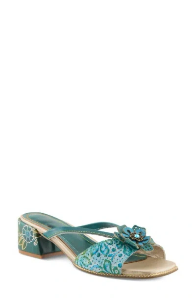 L'artiste By Spring Step Europa Sandal In Green