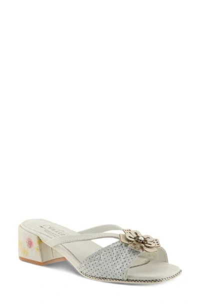 L'artiste By Spring Step Europa Sandal In White