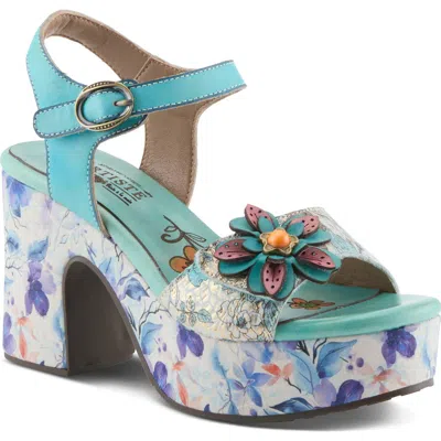 L'artiste By Spring Step Felis Platform Sandal In Multi