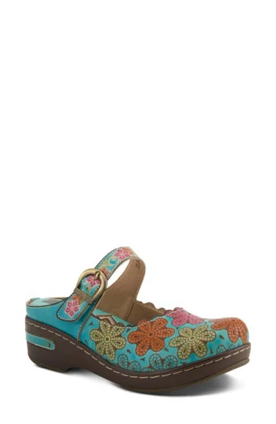 L'artiste By Spring Step Flochino Clog In Multi