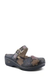 L'artiste By Spring Step Flochino Platform Mule In Black Multi
