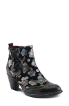 L'artiste By Spring Step Glynn Wingtip Bootie In Multi