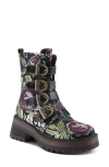 L'artiste By Spring Step Haruko Combat Boot In Multi