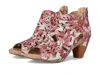 L'artiste By Spring Step Icon Fleur Sandal In Red