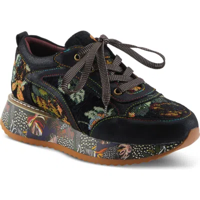 L'artiste By Spring Step Invidia Platform Sneaker In Multi