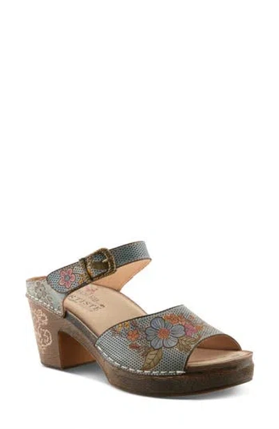 L'artiste By Spring Step Japhette Platform Sandal In Multi