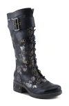 L'artiste By Spring Step Kisha Boss Boot In Black Multi