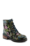 L'artiste By Spring Step L'artiste Fantastic Lace-up Boot In Multi
