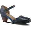 L'artiste By Spring Step L'artiste Parchelle Pump In Navy Multi Leather