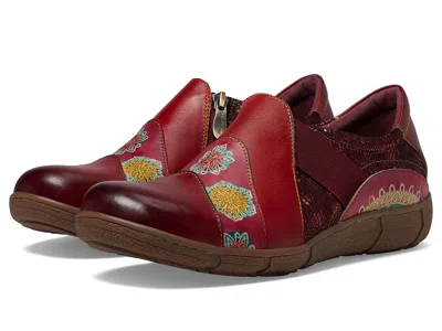 L'artiste By Spring Step Lata In Burgundy