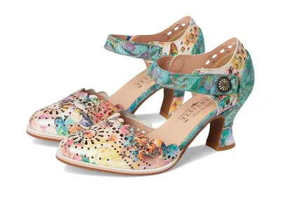 L'artiste By Spring Step Luxe High Heels Rainbow : Eu 38 (us In Multi