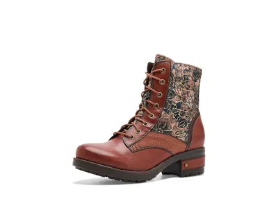 L'artiste By Spring Step Marty-flow Women's Boots Camel: Eu 39 (us Women's 8.5) M, Leather/velvet In Brown