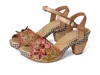 L'artiste By Spring Step Wildcat Ankle Strap Sandal In Neutral