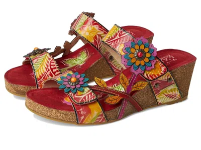 L'artiste By Spring Step Moai In Red