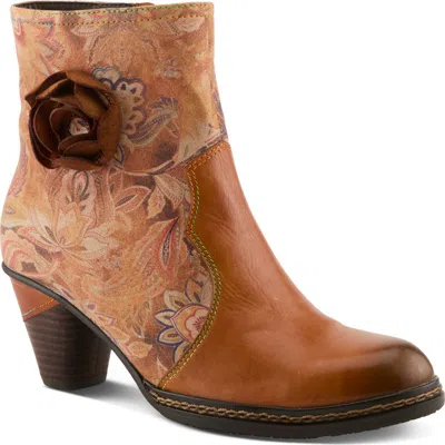 L'artiste By Spring Step Naima Bootie In Brown