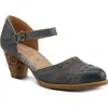 L'artiste By Spring Step Niobella Ankle Strap Pump In Navy