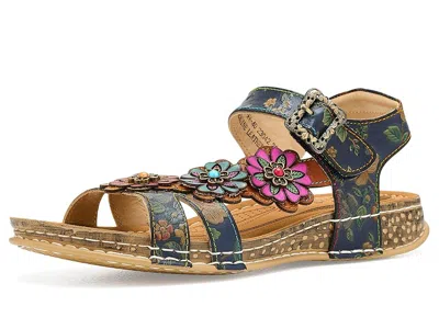 L'artiste By Spring Step Offcenter In Blue