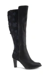 L'artiste By Spring Step Rozena Knee High Boot In Black Multi