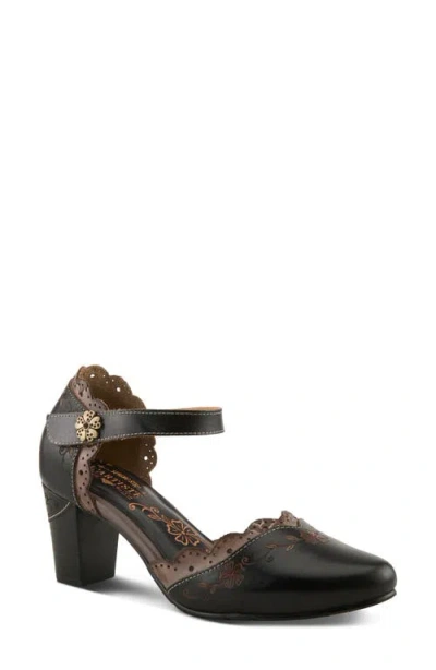 L'artiste By Spring Step Sayyes Ankle Strap Pump In Multi