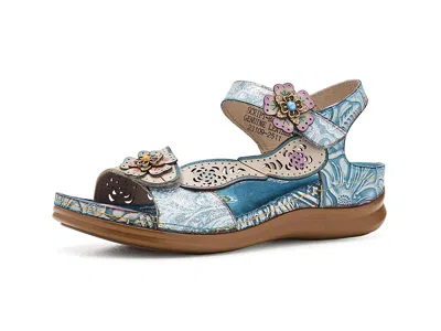 L'artiste By Spring Step Script In Blue