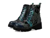 L'artiste By Spring Step Severity Boots Women's 7 Multicolor Block Heel Zogg177