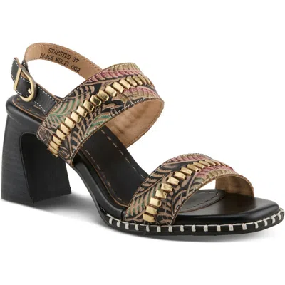 L'artiste By Spring Step Starstud Slingback Sandal In Multi