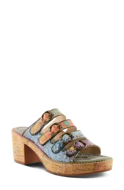 L'artiste By Spring Step Teetimer Strappy Sandal In Multi