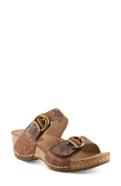 L'artiste By Spring Step The Brass Ring Sandal In Brown