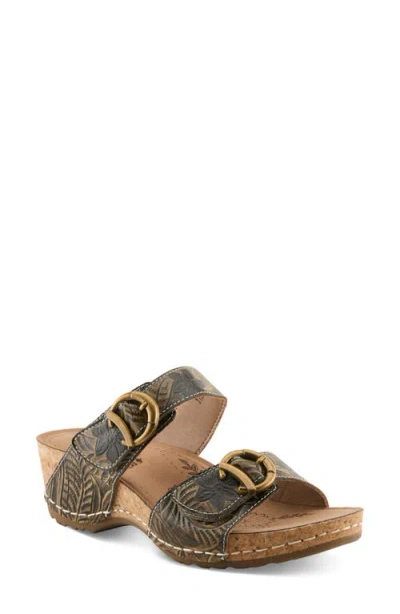 L'artiste By Spring Step The Brass Ring Sandal In Multi