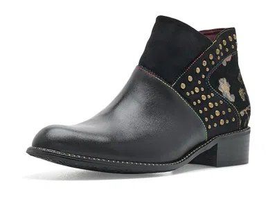L'artiste By Spring Step Tiamia Women's Boots Black: Eu 42 (us Women's 10.5-11) M, Leather/suede