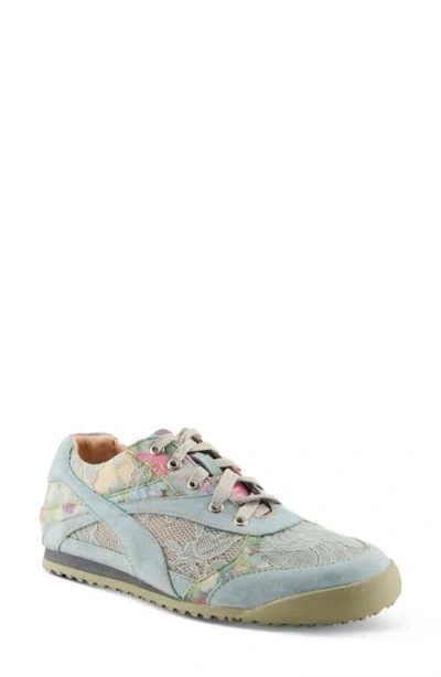 L'artiste By Spring Step Wave Hello Sneaker In Blue
