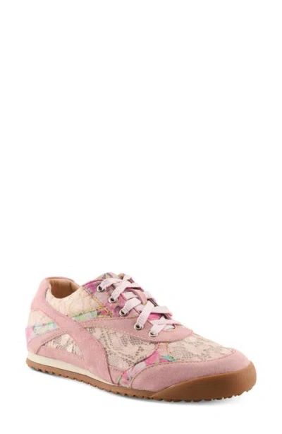 L'artiste By Spring Step Wave Hello Sneaker In Pink
