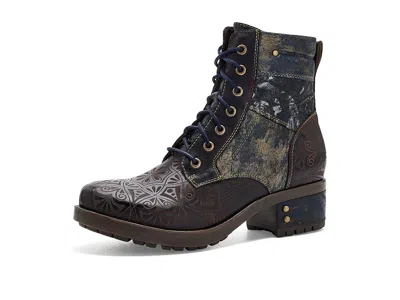 L'artiste By Spring Step Whitefish Women's Boots Navy: Eu 41 (us Women's 9.5-10) M, Leather In Multi