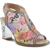 L'artiste By Spring Step Wowza Ankle Strap Sandal In Rainbow