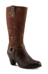 L'artiste By Spring Step Wyoming Knee High Boot In Brown