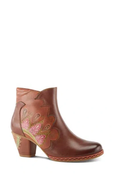 L'artiste By Spring Step Zamihi Bootie In Brown