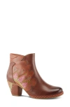 L'artiste By Spring Step Zamihi Bootie In Brown