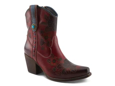 L'artiste Cahoots Bootie In Burgundy