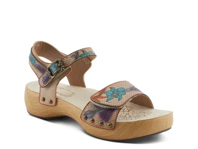 L'artiste Dakoa Platform Sandal In Multi