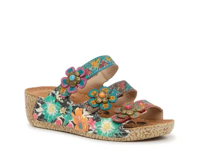 L'artiste Danspulipy Wedge Sandal In Multi