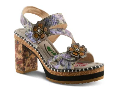 L'artiste Escape Artist Platform Sandal In Multi
