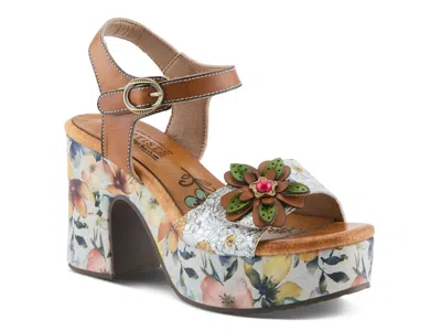 L'artiste Felis Platform Sandal In Multi